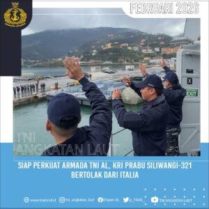 Jaga Kedaulatan di Perairan Indonesia, TNI-AL Terima Kapal Perang Baru Dari Italia 