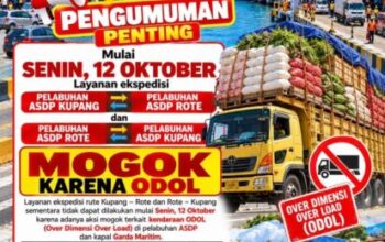 Gelombang Mogok Ekspedisi Menguat! Tiga Koordinator Tandatangani Surat, ASDP Rote Ndao Disorot.